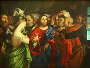 Lorenzo Lotto The adulterous woman. France oil painting artist